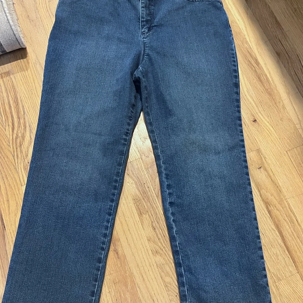 Ladies Size 16PS GLORIA VANDERBILT Amanda Blue Denim Jeans GUC - Picture 1 of 5